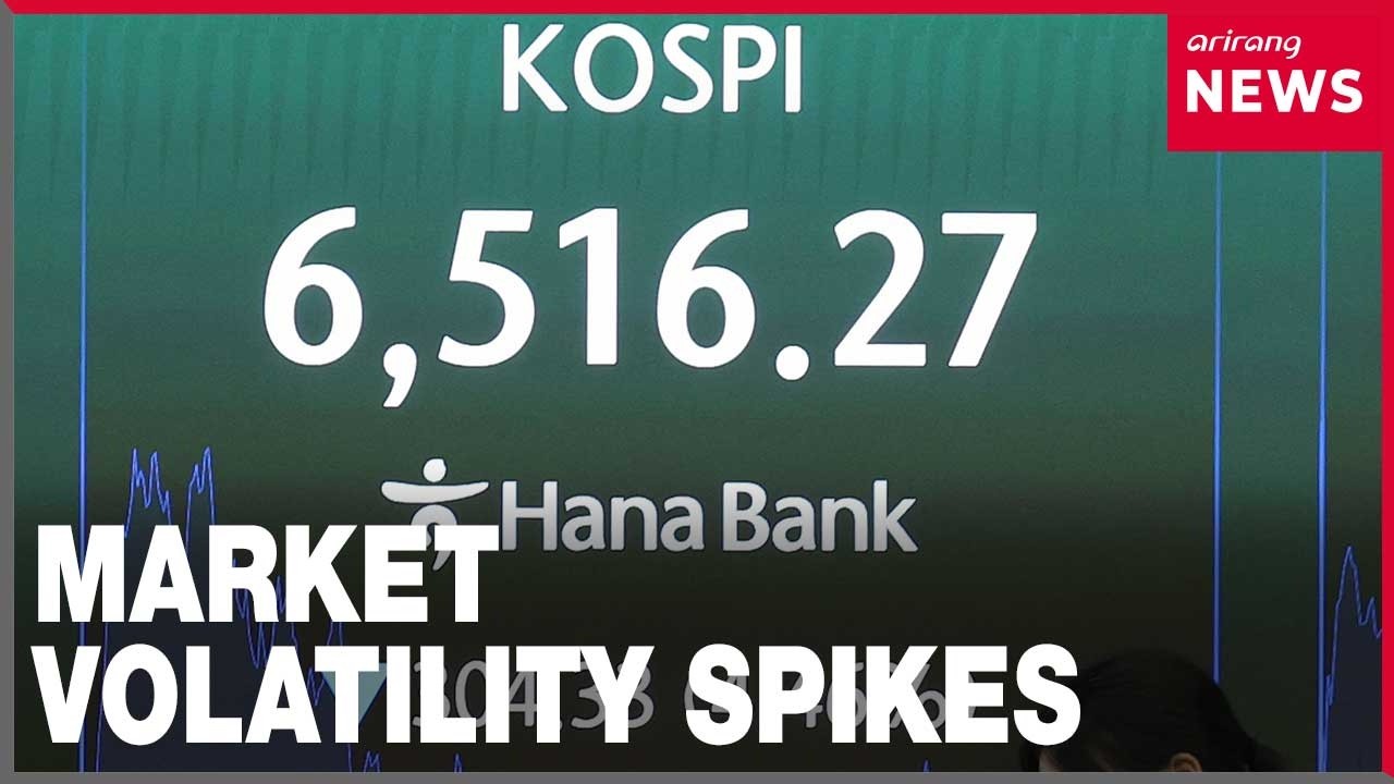 South Korea's stock market plunges 4%, triggering circuit breakers amid global tech and Mideast risks