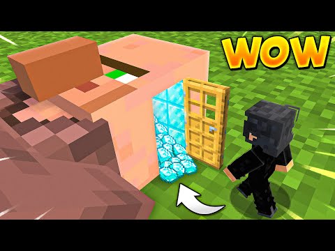 How I Entered Inside Villager Body in Minecraft...