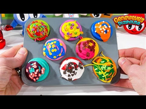 Best Toy Learning Videos for Toddlers - Cupcakes for Genevieve's Playhouse Friends!