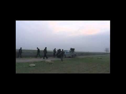 استهداف تجمعات قوات النظام في ثكنة المهلب بواسطة صواريخ كاتيوشا من قبل كتائب الإسلام