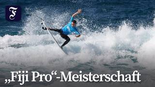 Gute Bedingungen für Profi-Surfer in Fidschi