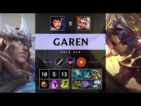 Garen Mid vs Qiyana - VN Master Patch 25.15