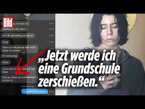 Chatverlauf vor Amoklauf an Grundschule: „Ich habe meiner Oma in den Kopf geschossen“ | Texas