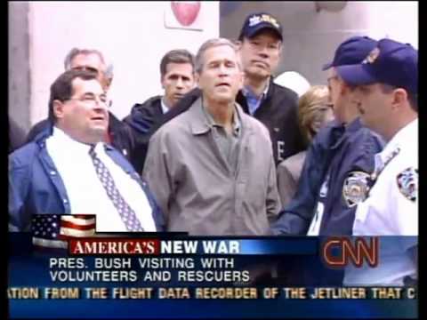 CNN 9/11 LIVE TV Coverage (9/14/01) 4:30 P.M - 4:45 P.M