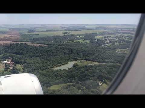 Aproximação para pouso em Foz do Iguaçu IGU (Paraná) 23/01/2026