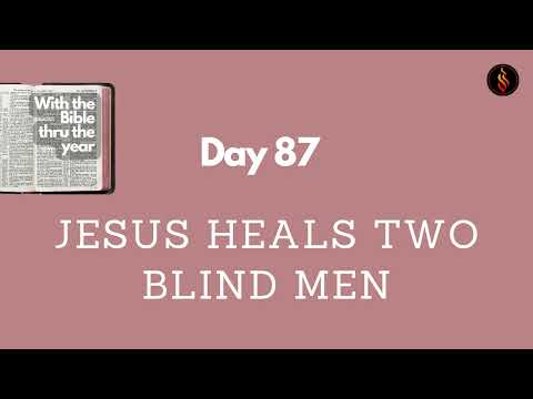 Day 87: Jesus heals two blind men
