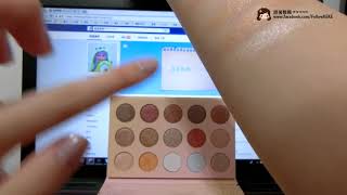 「美妝」ColourPop - GOLDEN STATE OF MIND 眼影盤分享