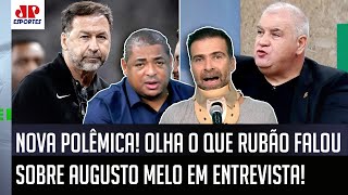 ‘É uma acusação forte contra o Augusto Melo, gente: o Rubão revelou que…’; polêmica no Corinthians