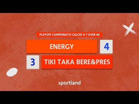 HIGHLIGHTS • Semifinale Campionato Calcio a 7 Over 40 - Energy vs Tiki Taka Etjca Bere & Pres
