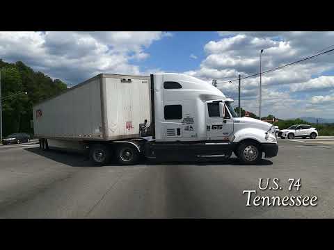 U S Hwy 74 End to End Day 1 Pt 1 ( I-75 Cleveland, TN to Matthews, NC )