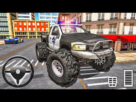 Police Monster Truck Stunts Driver 2021 - Police Car Driving Simulator - Android Gameplay Videos