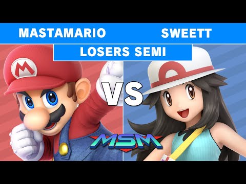 MSM 195 POW | Mastamario (Mario) vs CG SweetT (Pokemon Trainer, Pichu) Losers Semi - Smash Ultimate