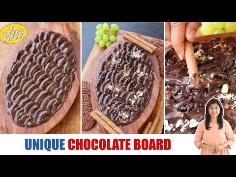 Chocolate Board Recipe WITHOUT Chocolate Bar 🍫 | TRENDING Board Menu | Party Recipe