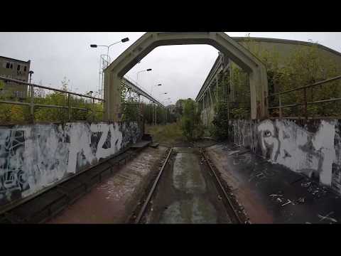 Abandoned train workshop (Reichsbahnausbesserungswerk Gotha) Germany October 2018 with Gopro Hero5