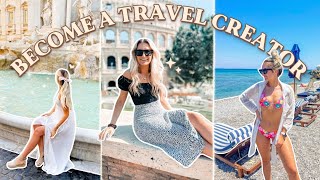 HOW TO BECOME A TRAVEL CREATOR | Work With Cruise Lines + 5 Star Properties as A Travel Creator