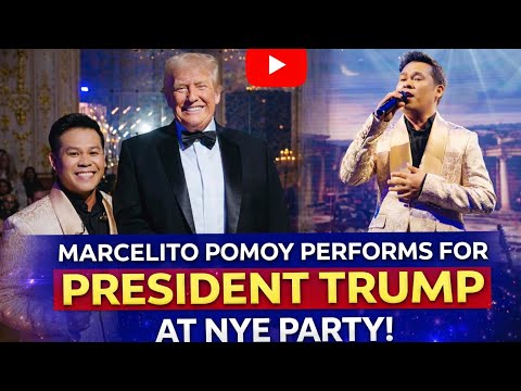 Marcelito Pomoy performs for US President Trump at NYE Party | Full Performance