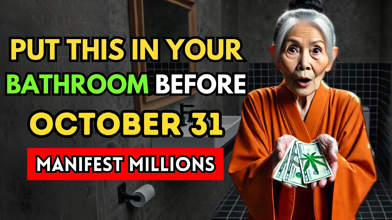✨BE RICH! If you PUT this in your BATHROOM on October, Goodbye Poverty | Zen Buddhist Teachings