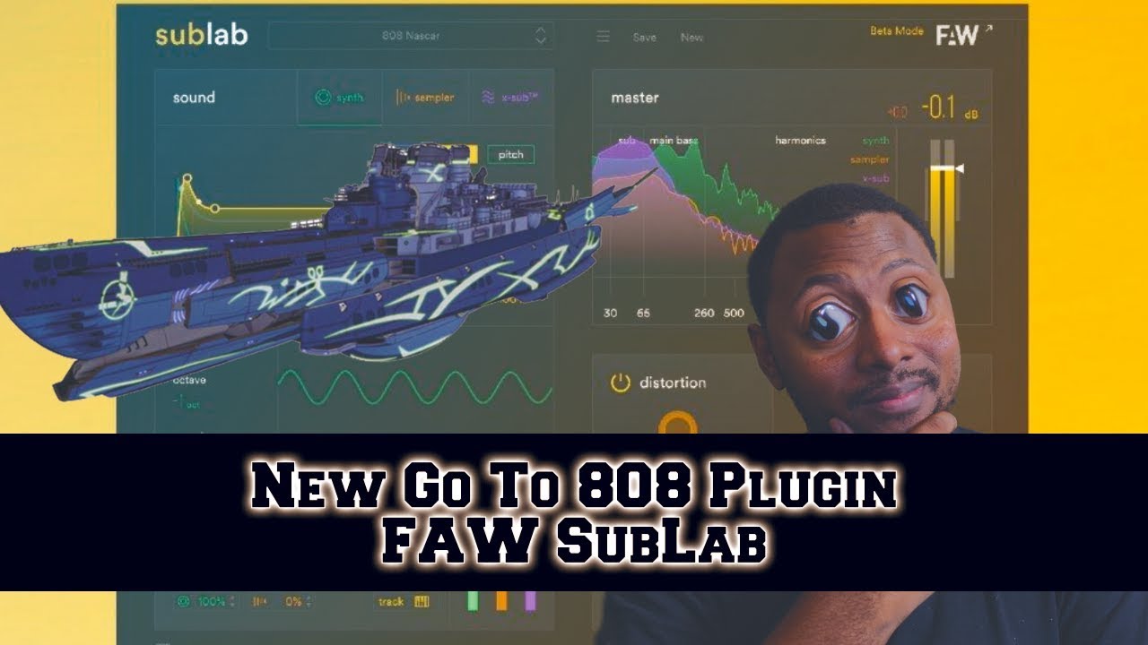 The New Go To 808 and Sub Bass Plugin FAW Sublab Plugin Review and Giveaway