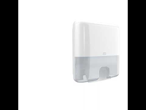 Dispenser Tork H2 552100 til interfold håndklædeark hvid mini