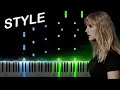 Taylor Swift - Style Piano Tutorial