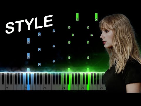 Taylor Swift - Style Piano Tutorial
