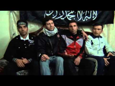 لقاء مع عدد من المنشقين من مرتبات لواء التأمين الإلكتروني بعد انضمامهم إلى كتيبة عز الدين القسام في مدينة دير الزور