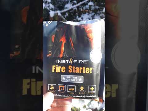 InstaFire Fire Starter demo review