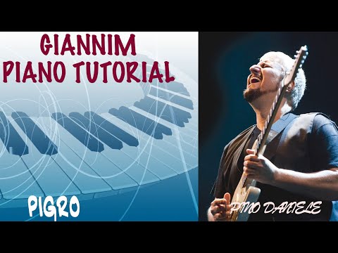 PIGRO (Pino Daniele) - Tutorial completo per pianoforte by GianniM (X spartito vd info)