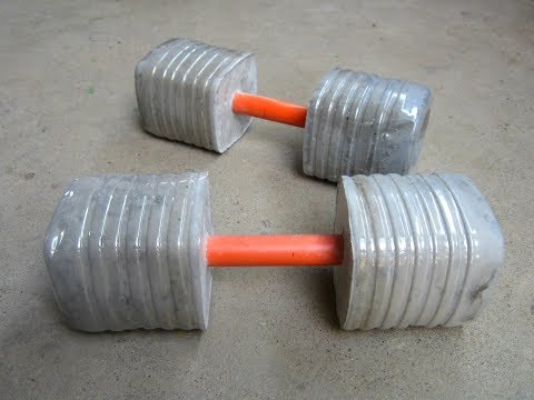How to Make Dumbbell at Home - DIY WEIGHTS