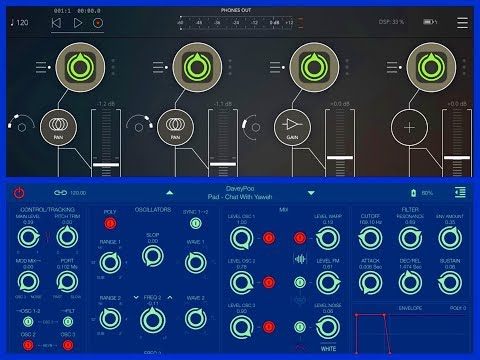 MOOD Synth - Let's Play The EPIC Daveypoo: Mobile Musician Minstral Bank - iPad