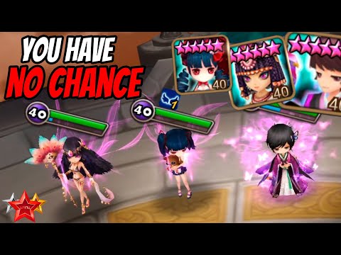 Incredible Dark Team with Nephthys, Nicki and Woonsa   Summoners War