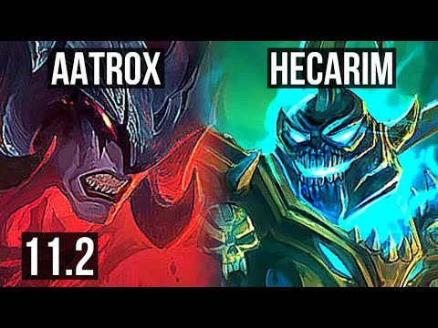 AATROX vs HECARIM (TOP) | 6/1/8, 500+ games | KR Master | v11.2