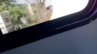 How to remove sliding RV window screen