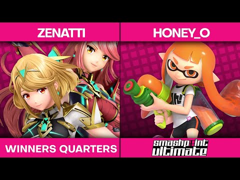 SmashPoint Ultimate 1 - WQF - honey_o (Inkling) vs Zenatti (Pyra Mythra)