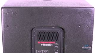 Video thumbnail for zZounds.com: Cerwin-Vega P1800SX Powered Subwoofer by zZounds