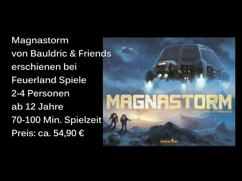 Magnastorm von Feuerland Spiele- Review inkl. Let´Play - Die Brettspieltester