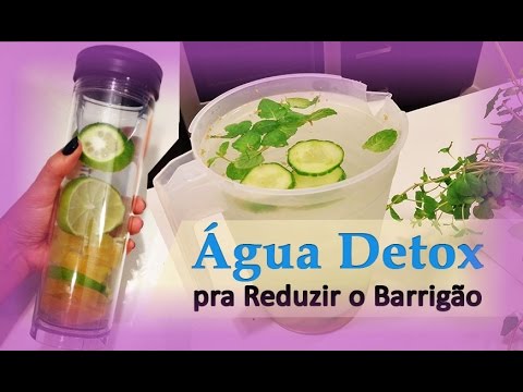 Receita detox para reduzir medidas abdominais