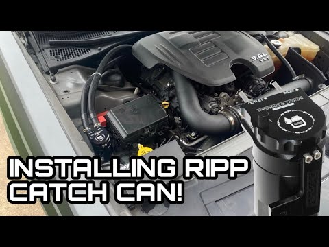 Installing RIPP Supercharger Oil Catch can on Sxt Challenger!!!