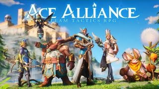 Ace Alliance: Realm of Heroes Gameplay (ios/android) team tactics RPG
