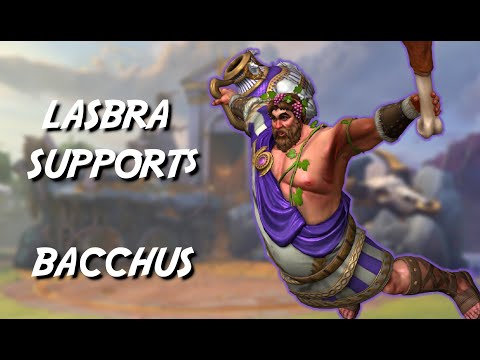 LASBRA SUPPORTS | BACCHUS EDITION | Smite Season 7
