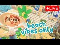 🔴 Beachy Town DECORATING! | Live Stream | ACNH