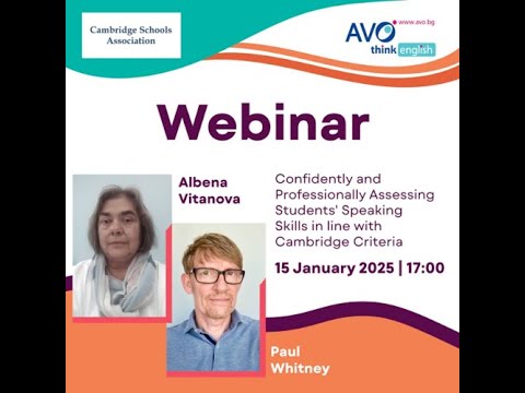 Confidently and professionally assessing students'  speaking skills in line with Cambridge criteria