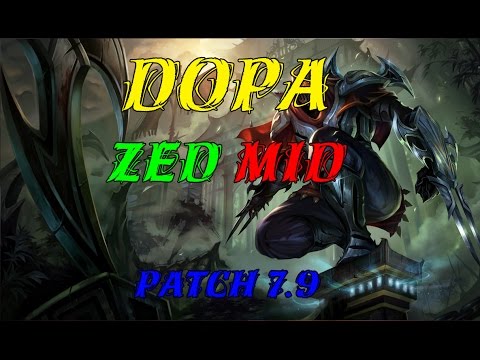 [DOPA Stream] Zed vs Taliyah Mid Patch 7.9 Season 7 SoloQ