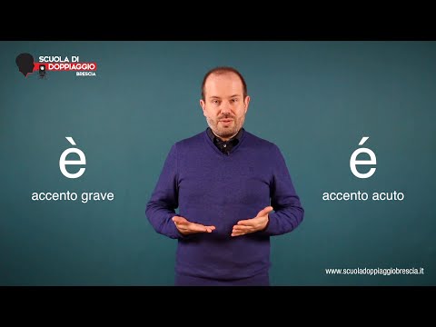 Dizione italiana: accento grave e acuto