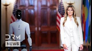 MOMENT: Robot Joins Melania Trump in Opening Of White House Summit | DRM News | AC1F
