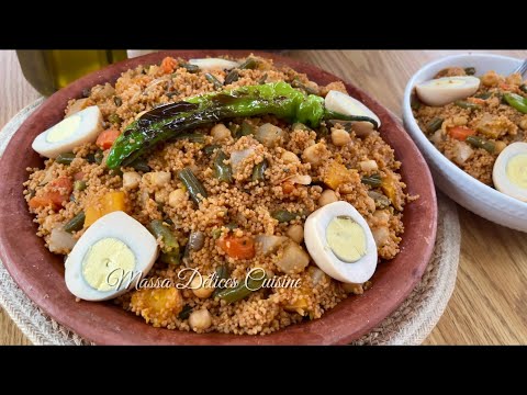 TCHIWTCHIW, Couscous Rouge Kabyle ♓️🇩🇿Recette Algerienne Simplifiée