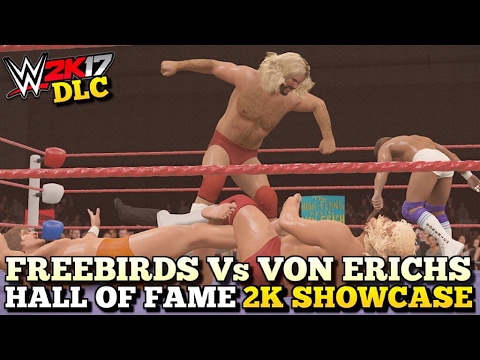 WWE 2K17 Hall Of Fame DLC - 2K Showcase - Freebirds Vs Von Erichs [WWE 2K17 Showcase Mode HOF DLC]
