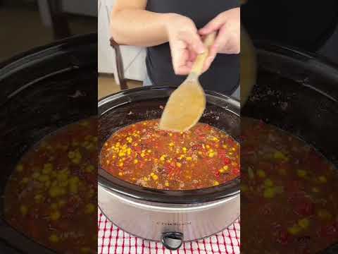 How to Make an Easy Crockpot Taco Soup