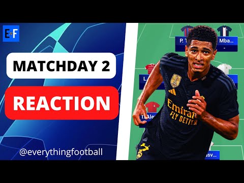 UCL FANTASY MATCHDAY TWO REACTION | Champions League Fantasy Football Tips 2023/2024 - YouTube