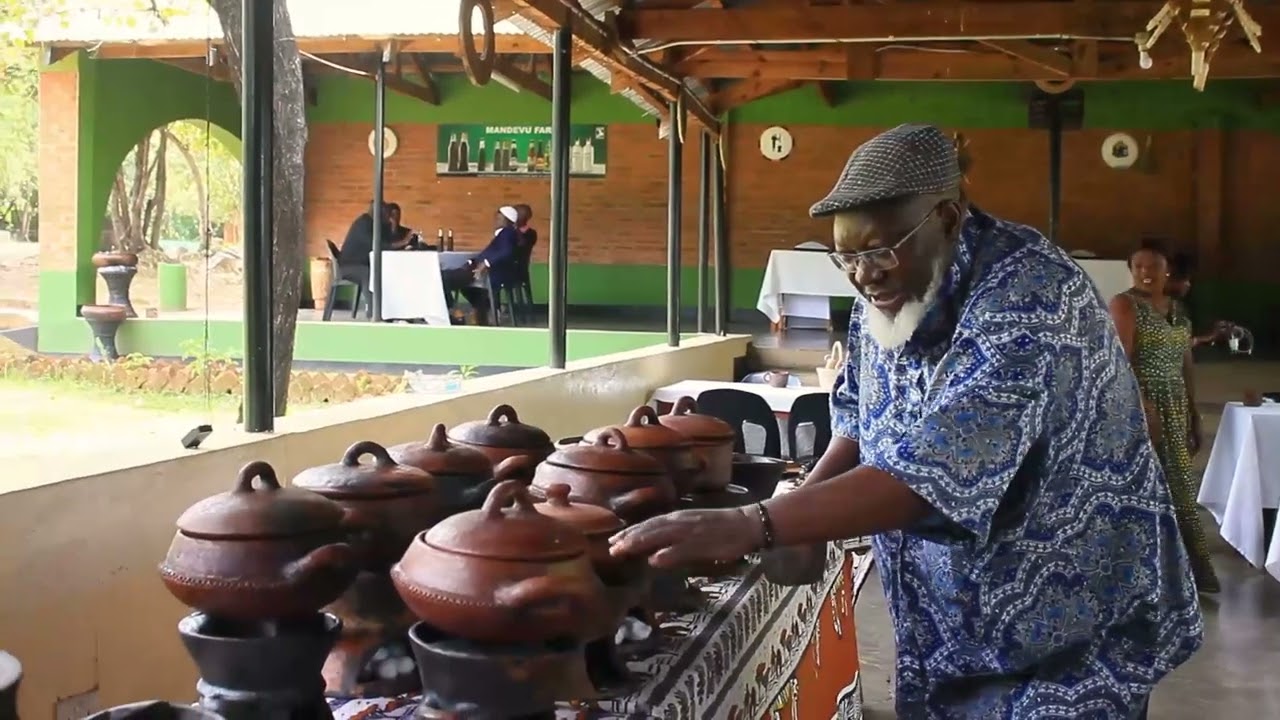 Why Mandevu Farm uses clay posts for food preparation